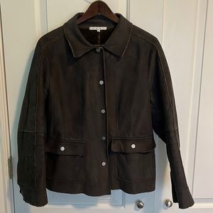 CAbi | Faux Suede Brown Jacket 335- XL